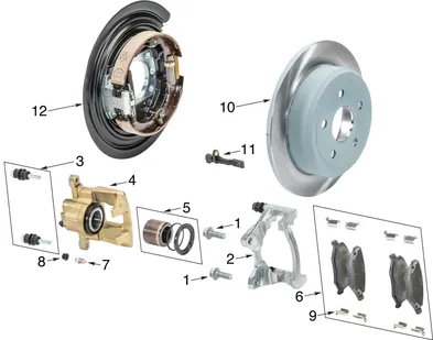 rear brake parts